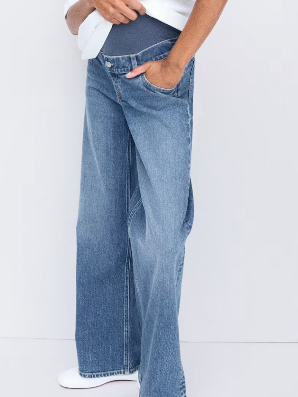 H&M mama wide high rib NWT maternity 
Size medium new with tags